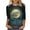 Dark, variant on Uootdi Womens Blouses Three Quarter Sleeve Dark Scenery Halloween Graphic Womens Halloween Costume Relax Fit Family Gathering T Shirt Blouses