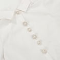 thumbnail image 5 of 10Pcs Plastic Ornaments Sewing Button Pearl Clothing Buttons Needlework Sewing Accessories Shirt Buttons WHITE 18MM, 5 of 8
