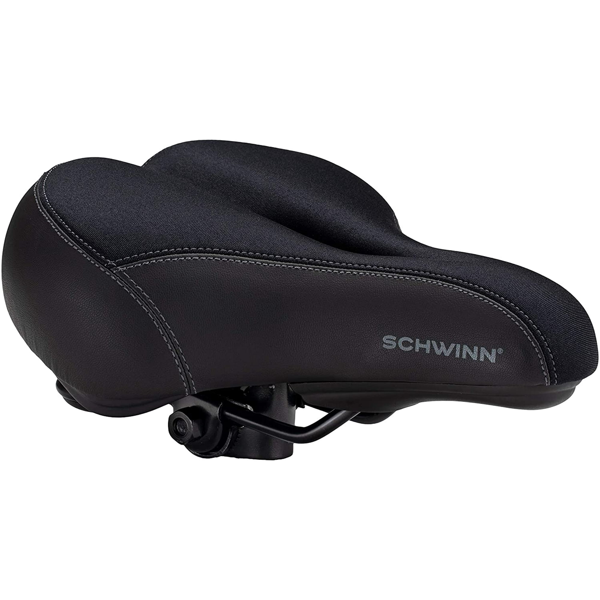 JEW Commute Gateway Adult Gel Bike Seat Saddle with Pressure Relief Channel Black Walmart