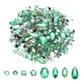 thumbnail image 1 of Strass de cristal colorido AB mezclado de Uxcell para decoraciones de manualidades de uñas Verde menta AB, 1 of 7