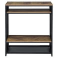 thumbnail image 2 of ACME Winam Rectangular Sofa Table in Antique Oak and Black, 2 of 5