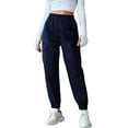 thumbnail image 2 of Baqcunre Cargo Pants Women,Women's Autumn And Winter New Casual Fashion Solid Color Workwear Pants,Women'S Pants,Joggers For Women,Pants For Women,Womens Clothes,Blue,XL, 2 of 4