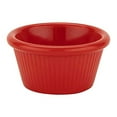 thumbnail image 3 of G.E.T. Enterprises RM-387-R 2 oz. Fluted Ramekin, Melamine, Red (Pack of 12), 3 of 4