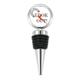 thumbnail image 1 of Bouchon de Bouteille Attention English en Acier Inoxydable Caoutchouc Réutilisable, 1 of 4