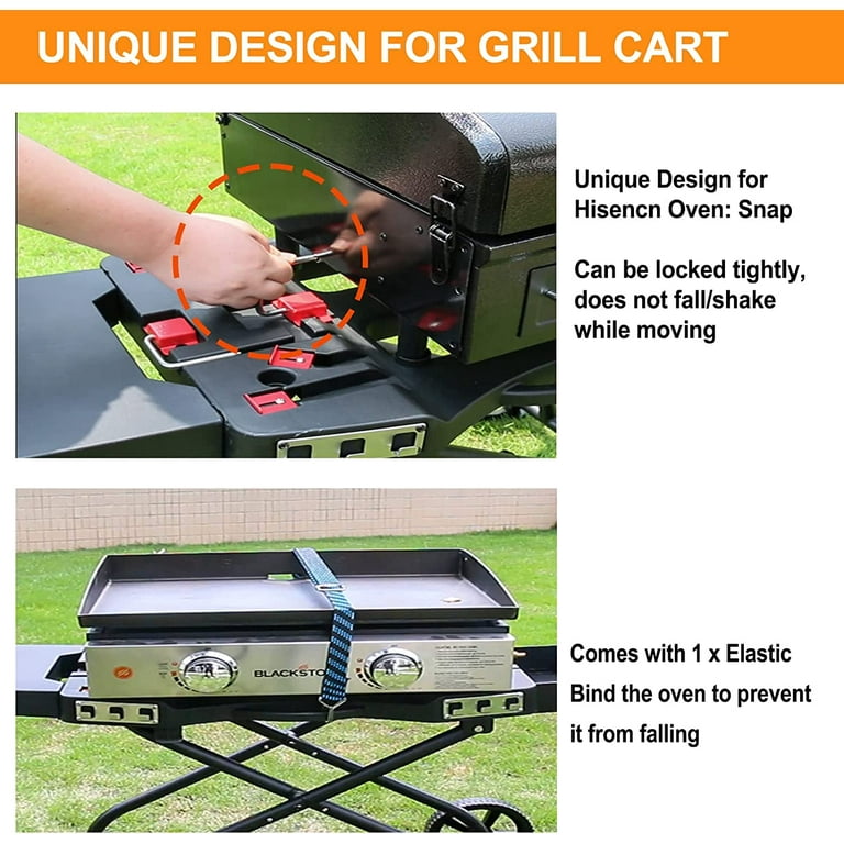 Portable Grill Cart for Blackstone 17 22 Table Top Griddles