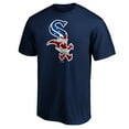 thumbnail image 2 of Men's Navy Chicago White Sox Team Banner Wave T-Shirt, 2 of 3