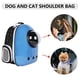 thumbnail image 4 of Carrier Pet Backpack Transpirable Pet Dog Outing Bag Space Pet Backpack (Azul), 4 of 6