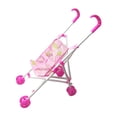 thumbnail image 3 of Siruishop Poussette pour Poupée Poussette pour Poupées (Poupée Non Incluse) Pliable avec Double Rangée Pivotante, 3 of 8
