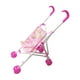 thumbnail image 3 of Cochecito de muñecas con ruedas giratorias de , carrito interactivo para muñecas, cochecito de bebé, de juguete plegable para niños., 3 of 9