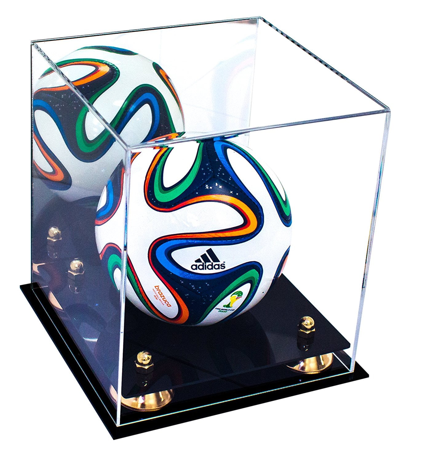 Acrylic MINI Miniature (not full size) Soccer Ball Display Case with