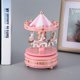 thumbnail image 2 of Boîte à musique ronde Merry GO, carrousel, cadeau de Noël, mariage, anniversaire, décoration, 2 of 4