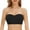 Black, variant on Riforla Women's Comfortable and Bra Wrapped Chest Strapless Non Wrapped Bra Womens Bras Beige XXL
