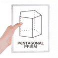 thumbnail image 1 of Carnet à Prisme Pentagonal Espace Géométrique Mathématique Journal de Poche Rechargeable, 1 of 3