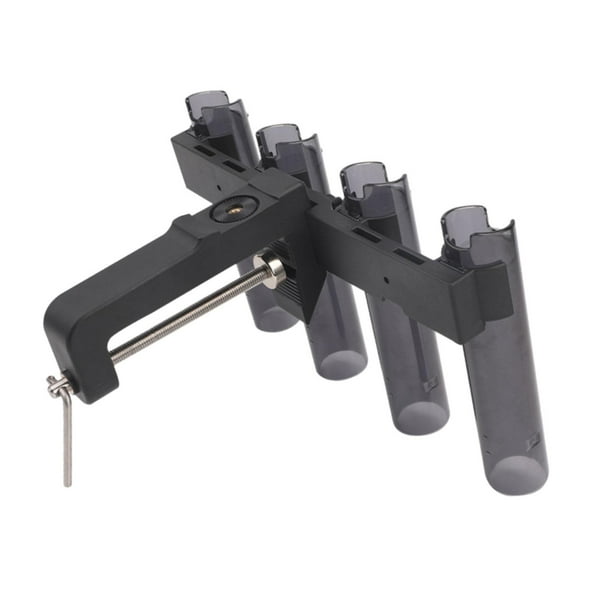 fishing rod holder for rv Pmsanzay Adjustable Horizontal Storage Rack with Suction Cups Attach Vehicle Car/Truck/SUV/Boat/Smooth Glass This Stainless Steel Four Hole Fishing Rod Holder is made from Propene Polymer and Stainless Steel 304 Colaxi Fishing Rod Holder 4
