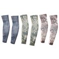 thumbnail image 1 of Manches de Bras pour les Hommes Femmes, UV Manchon de Protection Solaire pour Couvrir le Tatouage, Couverture de Bras de Compression de Refroidissement, 1 of 5