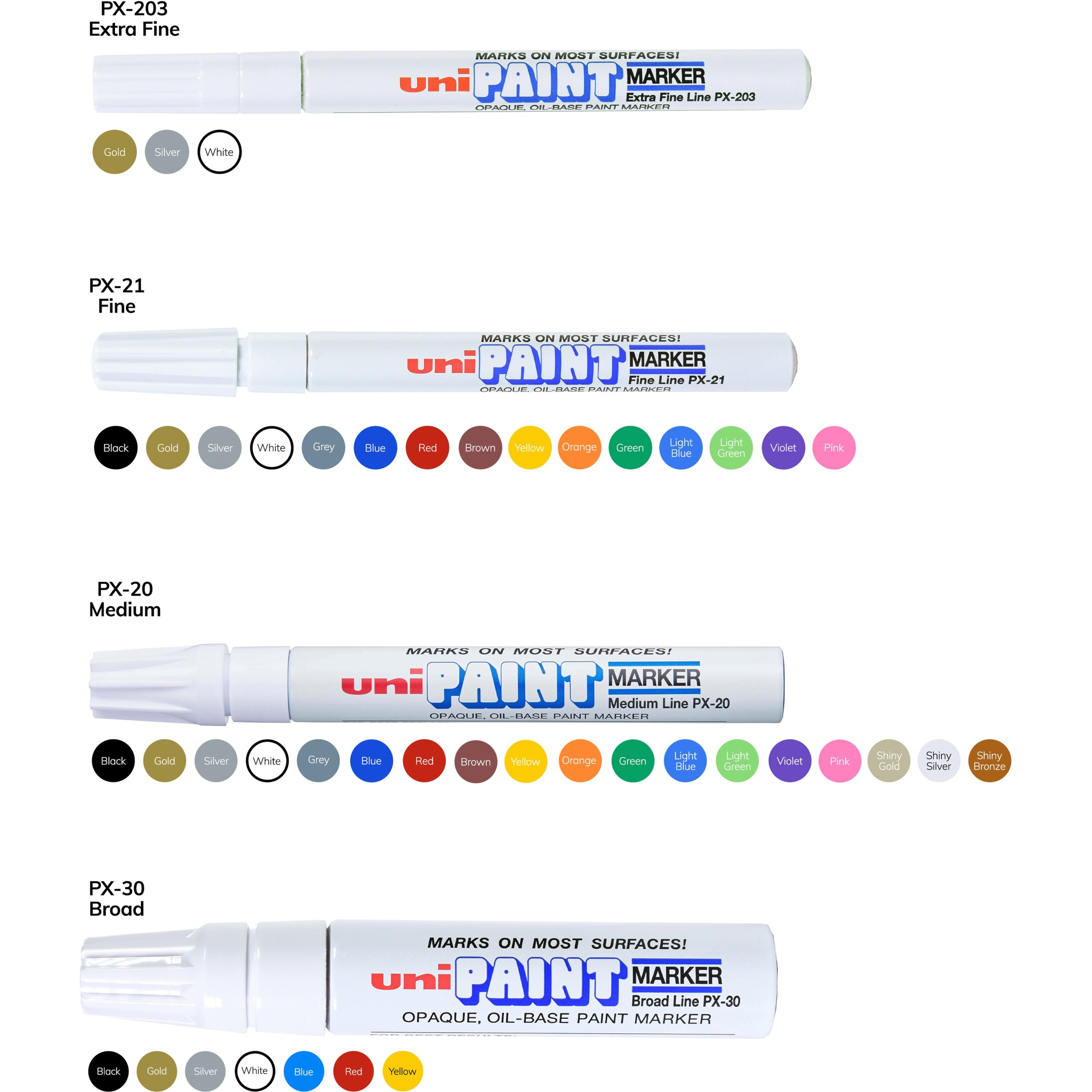 Permanent Marker by uni®-Paint UBC63630