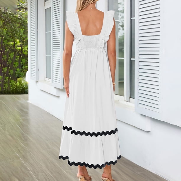 white pleated shift dress Women's White Broderie Strappy Pleated Shift Dress