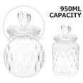 thumbnail image 3 of Glass Sealed Can Food Storage Tank Sealed Food Container Tea Jar with Heart Handle Lid, 3 of 8