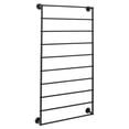thumbnail image 5 of Towels Storage Rack 23.62*47.24in 10 Tiers Modern Black Wall Mounted Scarf Rack, Indoor Wall Display Rack, 5 of 19