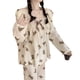 thumbnail image 2 of Pijama de manga larga con estampado de oso para mujer, talla 2XL, para noches acogedoras y días informales, 2 of 8
