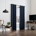 thumbnail image 5 of Sun Zero Avery Total 100% Blackout Grommet Curtain Panel, 40" x 84", Navy, 5 of 9