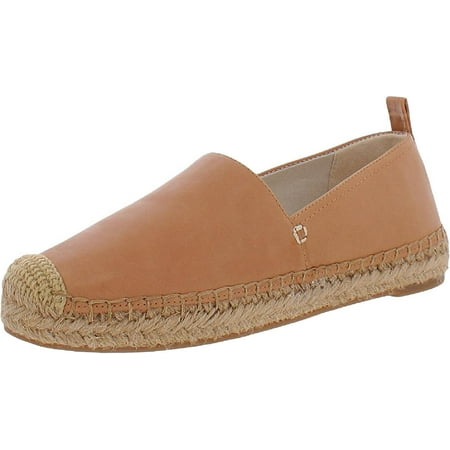

Sam Edelman Kenley Cuoio Brown Leather Rounded Toe Slip On Espadrilles Flats (Gold Leaf Leather 10.0)