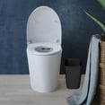 thumbnail image 2 of 3 Gallons Efficient Trash Can Wastebasket  Fits Under Desk Kitchen Home Office (black 3 Gallons-2 Pack), 2 of 5