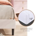 thumbnail image 6 of alazyhome Twin Size Upholstered Platform Bed Frame with Bedside Cupboard, Beige, 6 of 6