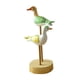 thumbnail image 4 of Figura de gaviota de madera, estatua de gaviota, adorno creativo, decoración costera de playa, mar Verde Amarillo, 4 of 9