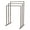 Nickel, variant on Kingston Brass SCC8287 Edenscape 33-3/16 Inch Freestanding Pedestal 3-Tier Towel Rack in Brushed Brass