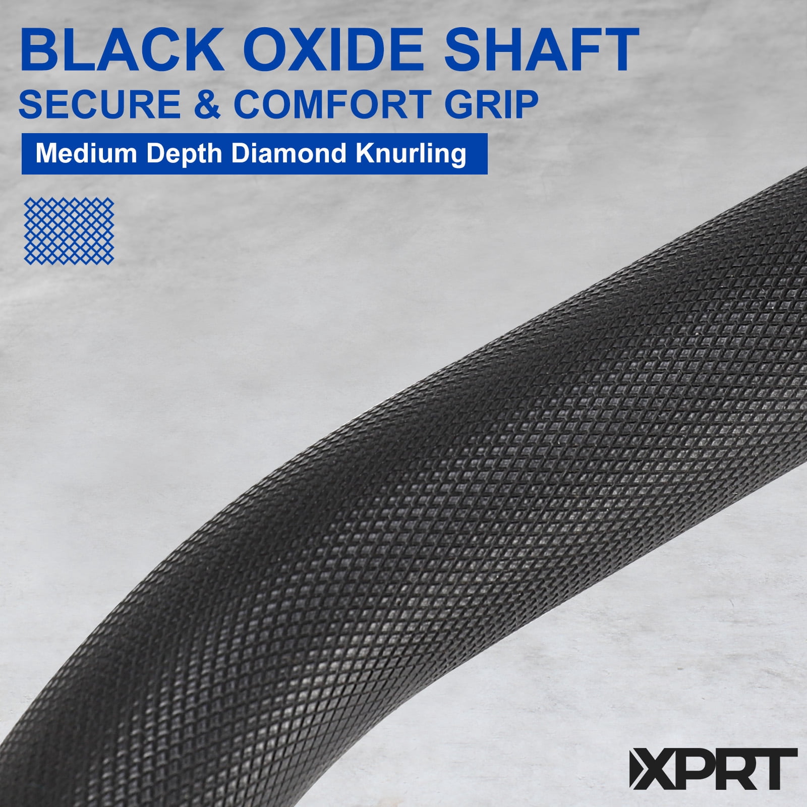 XPRT Fitness 48'' Olympic EZ Curl Barbell Bar Weightlifting Rated 400lbs
