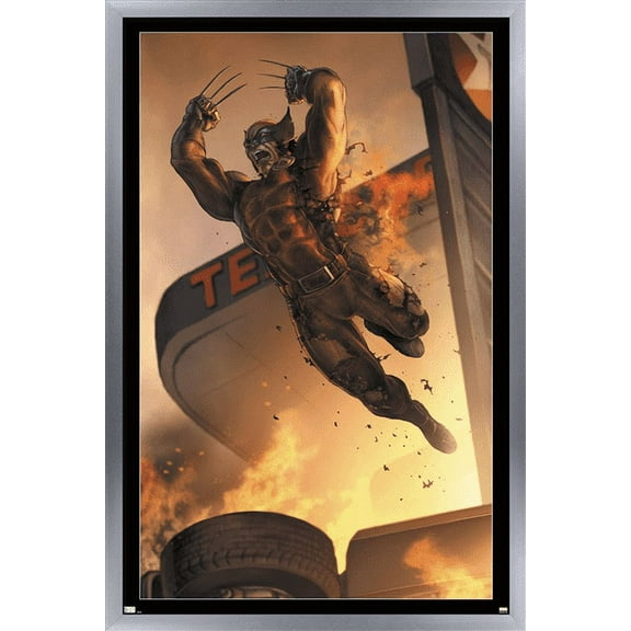 Marvel Comics - Wolverine - X-Force #26 Wall Poster, 14.725" x 22.375", Framed