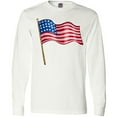 thumbnail image 3 of Inktastic American Flag Design Long Sleeve T-Shirt, 3 of 5