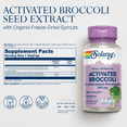 thumbnail image 3 of Solaray Activated Broccoli Seed Extract 350 mg | 10% Sulforaphane Glucosinolates for Antioxidant Support | 30 VegCaps, 3 of 5