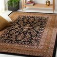 thumbnail image 2 of SAFAVIEH Lyndhurst Isadora Floral Area Rug, Black/Tan, 2'3" x 4', 2 of 8