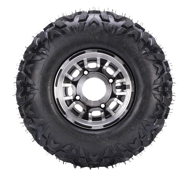 Go Kart Rear Tire, Puncture Proof 18x9.5-8 Rear Tire with Rim Excellent Road Grip 6PR for Cart Garden Lawn Mower