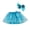 Blue, variant on Girls Tutu Skirt Min𝗂 Ballet Dance Tulle Skirts Mesh Layered Birthday Par𝗍y Cheerleader Skirts with Headband Toddler Dance Outfits