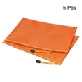 thumbnail image 2 of Uxcell B5 Document Pencil Pouch Waterproof Zipper File Bags, Orange 5 Pack, 2 of 6