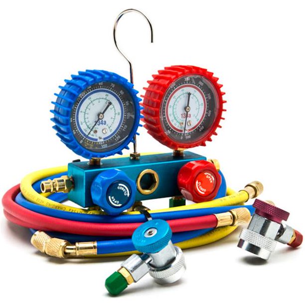 Biltek Professional A/C Air Conditioner Refrigerant Manifold Gauge Kit