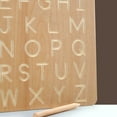 thumbnail image 4 of EeaseCA 1 Set Alphabet Tracing Wooden Board Writing Practice Board Kids Recognition Toy, 4 of 8