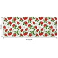 thumbnail image 7 of Red Strawberry Plants Fruit Flower Leaf Kitchen Rug Mat,Kitchen Runner Rugs Non Skid Washable,Decorative Kitchen Floor Mats for Kitchen,Sink,Laundry,17"x47.2", 7 of 7
