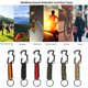 thumbnail image 5 of Yuarrent Anillo de cuerda de Paracord de acero inoxidable de punto portátil para acampar supervivencia llavero para exteriores, negro Escalada No.02 Yuarrent OD000775-02, 5 of 6