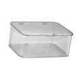 thumbnail image 2 of Organizador de escritorio almacenamiento Bin Organización Cosmética Caja de almacenamiento de papelería para almacenamiento para de tocador Gris transparente, 2 of 8