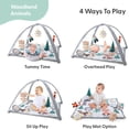 thumbnail image 7 of The Peanutshell Woodland Activity Gym and Baby Play Mat, Baby Gym Activity Center, 7-Piece Count, 7 of 7