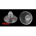 thumbnail image 2 of 18mm/0.7" Furniture Desk Glass Transparent Anti-Collision Suction Cups Sucker Hanger Pads for Glass Plastic Without Hooks, Pack of 10, 2 of 8