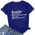 thumbnail image 1 of Pntutb Mujer Gato Carta Impresión Camisa de manga corta Casual tops Blusa Pntutb Pntutb-1653, 1 of 3