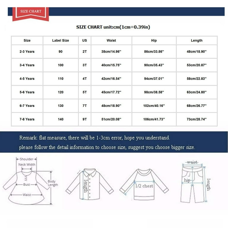 Us size for shop 4 years old girl