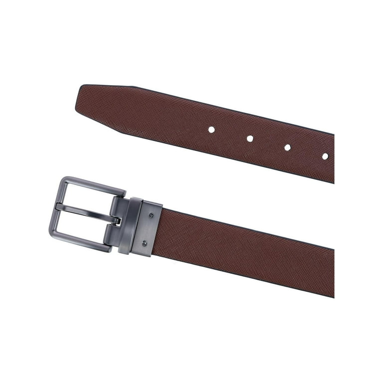 Calvin Klein Men s Reversible Leather Belt 2 Piece Set Black