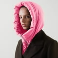 thumbnail image 6 of CFMIURAN Detachable Collar, Hooded Fake Collar Padded Vest, Detachable Drawstring Zip Up Winter Unisex Hoodie False Collar, 6 of 9