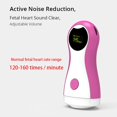 thumbnail image 4 of Brillar El más nuevo sistema de altavoces para monitoreo de latidos del corazón, estetoscopio fetal, color rosa, 4 of 5